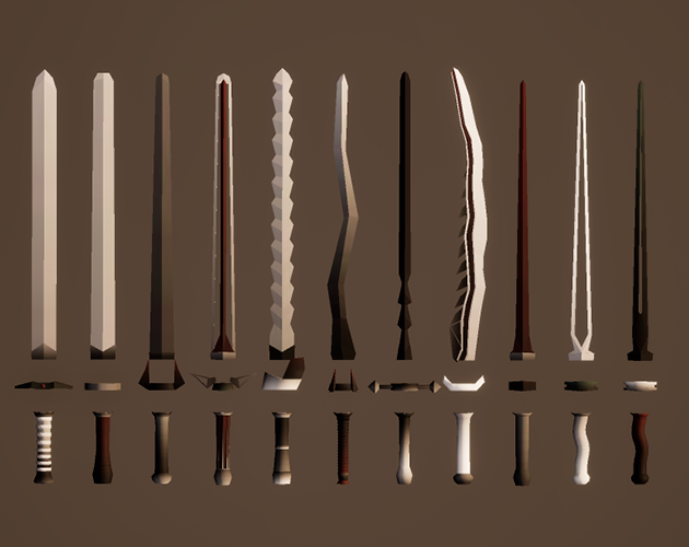 11 Modular One-Hand Swords