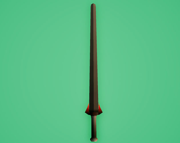 3 Free Low Poly Swords