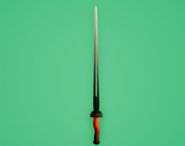 3 Free Low Poly Swords 3