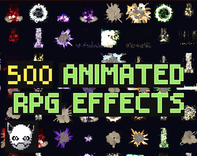 500 Pixel Art Effects