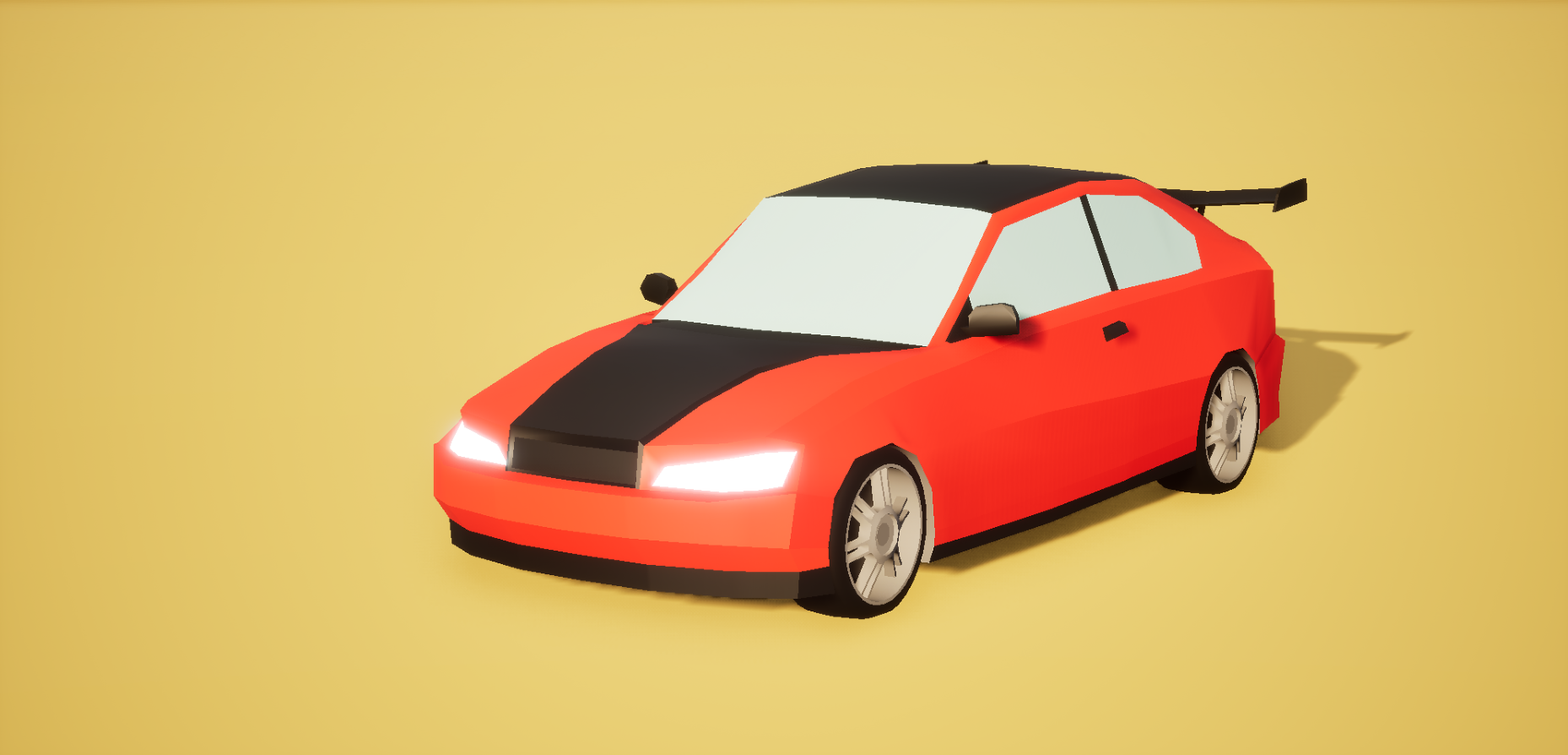 Free Low Poly Car 1 3