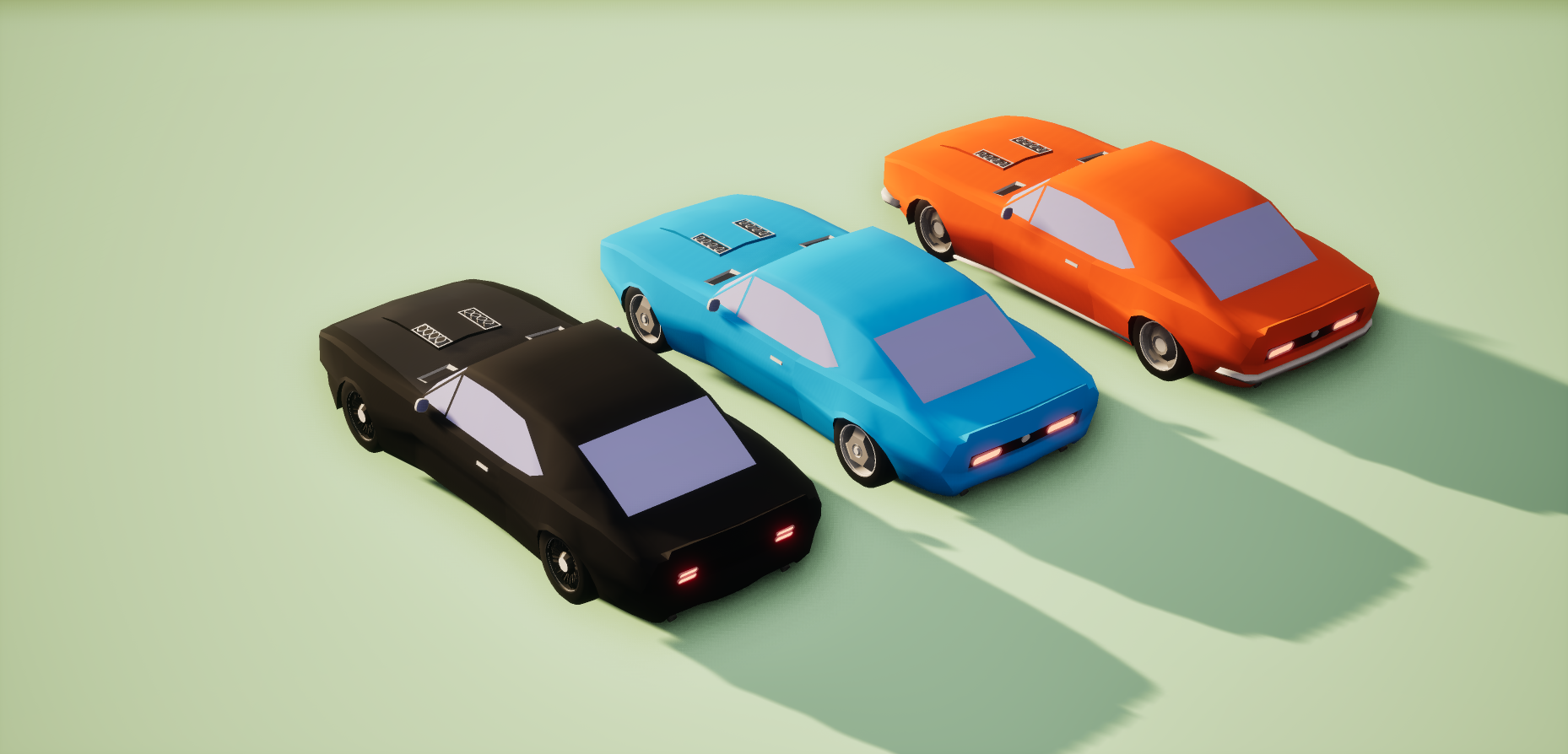 Free Low Poly Car 3 6
